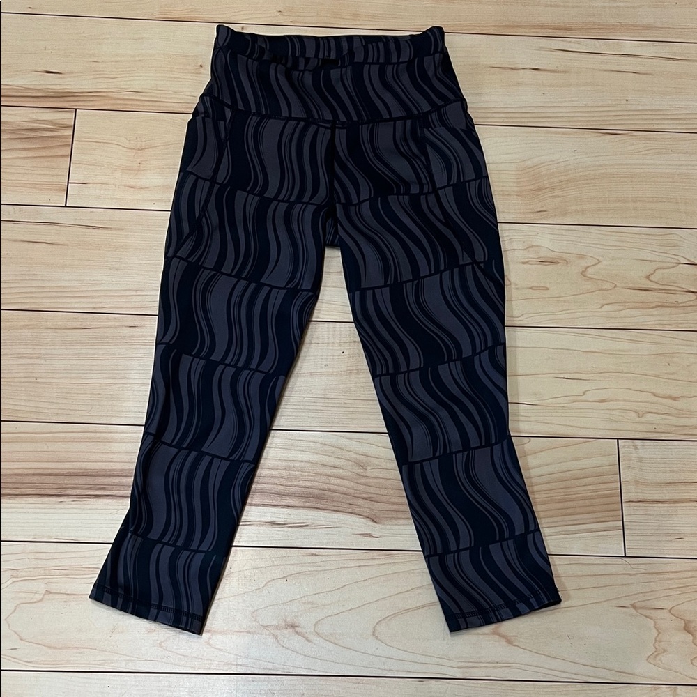 Ideology Black Patterned Leggings